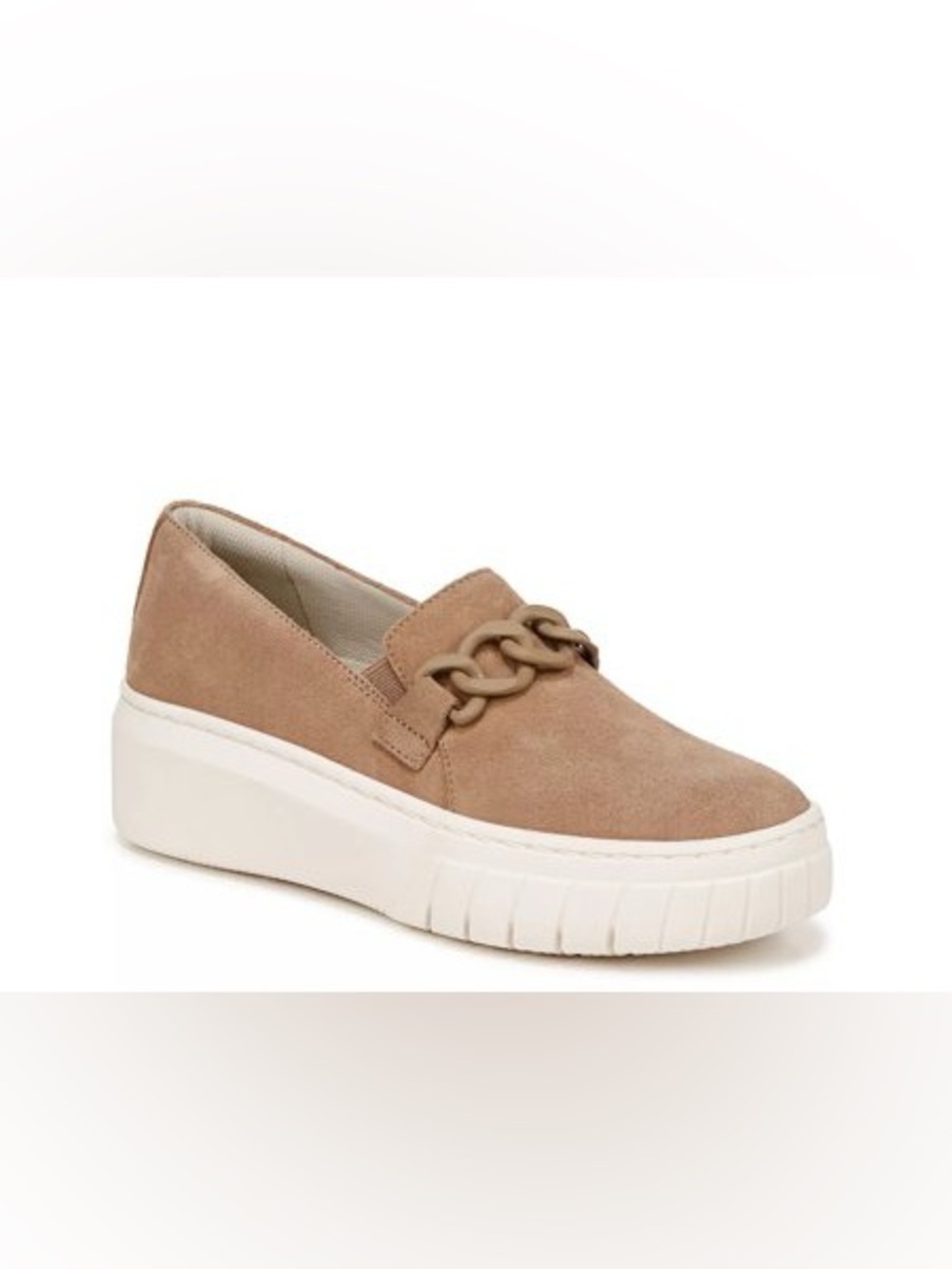 Naturalizer Daphne Platform Slip-on Sneakers Size 8.5 Wide Real Leather